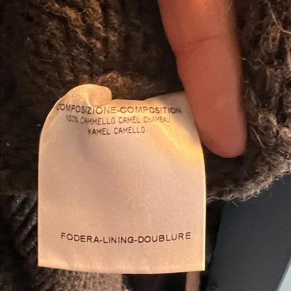 Gucci Brown Turtleneck Sweater Poncho - Picture 3 of 8